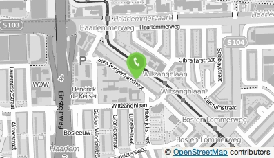 Bekijk kaart van Taxi City West in Amsterdam