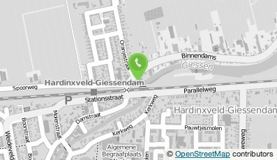 Bekijk kaart van Van der Padt DEUREN B.V.  in Hardinxveld-Giessendam