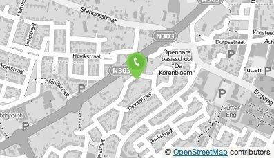 Bekijk kaart van Schildersbedrijf M. van den Hoek in Putten