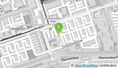 Bekijk kaart van EC. Klinkenberg in Amsterdam