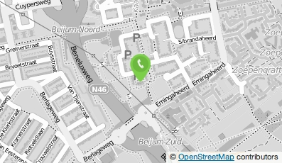 Bekijk kaart van Van der Kooij CC in Groningen