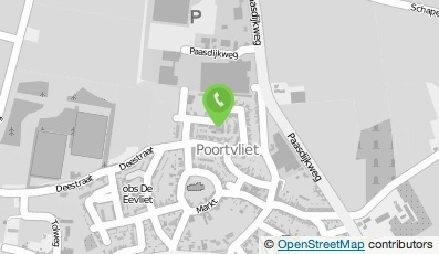 Bekijk kaart van Taxibedrijf de Jonge in Poortvliet