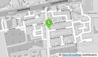 Bekijk kaart van Slagerij Dirksen in Balkbrug