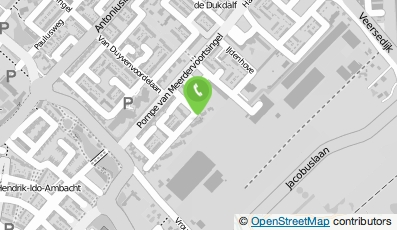 Bekijk kaart van Buskruit Internet in Gouda
