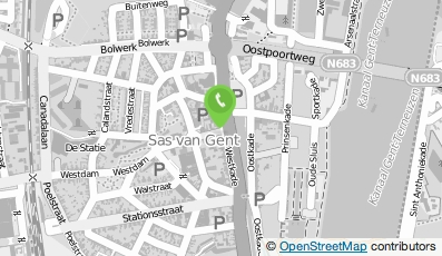 Bekijk kaart van Dier & Bloem aafi in Sas Van Gent