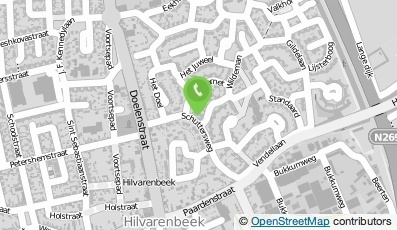 Bekijk kaart van Ad van Nieuwburg Huis-n-Tuinonderhoud in Hilvarenbeek