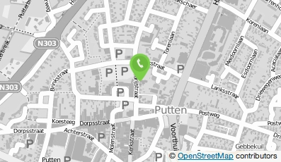 Bekijk kaart van tandartsenpraktijk G.P. van Dijk & R.L. van Nederpelt in Putten
