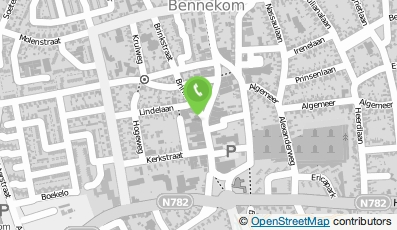 Bekijk kaart van Bennekom Telecom in Bennekom