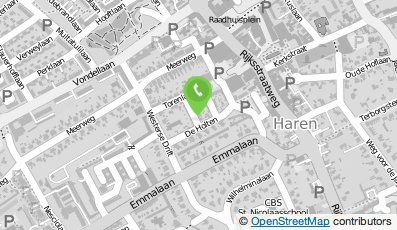 Bekijk kaart van Stoffeerbedrijf Breemhaar in Haren (Groningen)