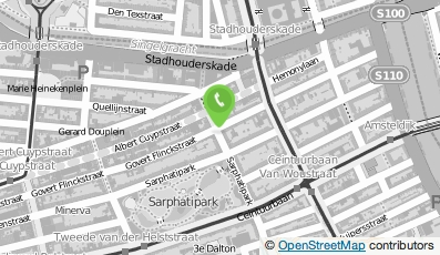 Bekijk kaart van Café Mansro in Amsterdam