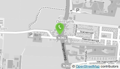 Bekijk kaart van Kafee It Wapen fan Fryslân in Oentsjerk