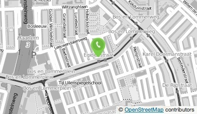 Bekijk kaart van Night Shop Bos & Lommer in Amsterdam