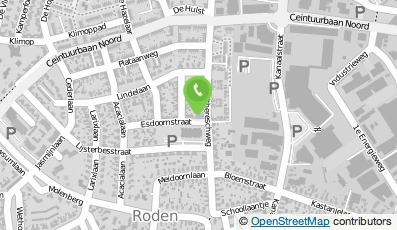Bekijk kaart van Klussenbedrijf M. Oosting in Roden