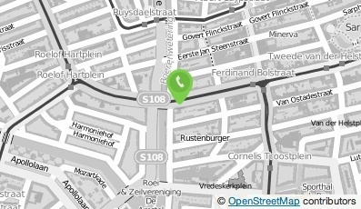 Bekijk kaart van Restaurant Jaspers  in Amsterdam