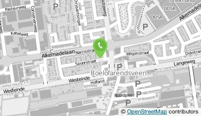 Bekijk kaart van J. van Amsterdam Stucadoorsbedrijf in Roelofarendsveen