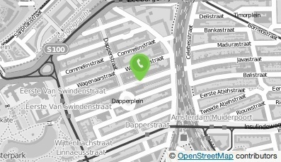 Bekijk kaart van Dappershoe in Amsterdam