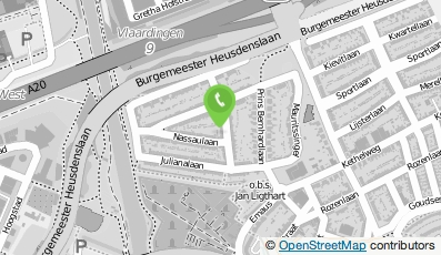 Bekijk kaart van Gastouderopvang Kidz in Ambacht in Vlaardingen