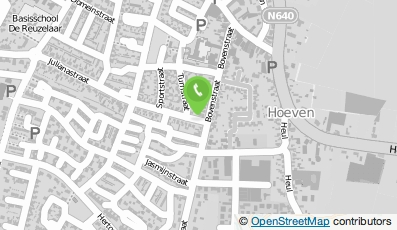 Bekijk kaart van Cafetaria Oscar in Hoeven