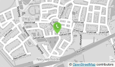Bekijk kaart van Kooijman Onroerend Goed B.V. in Nieuwerkerk