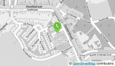 Bekijk kaart van Jachthaven en Bootopslag 'De Runde' in Ter Apel