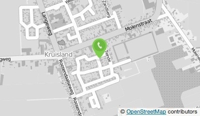 Bekijk kaart van Schildersbedrijf Rien Doomen  in Kruisland