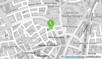 Bekijk kaart van Bakkerij 't Croissantje B.V. in Bergen op Zoom