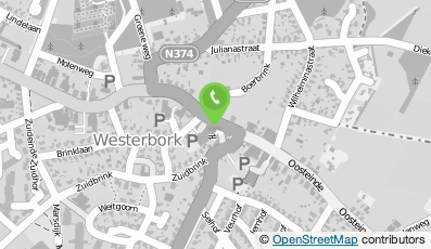 Bekijk kaart van Boekwinkel Vroon in Westerbork