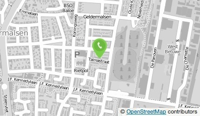 Bekijk kaart van Rijschool Pieter Kuijk in Geldermalsen