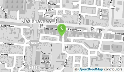 Bekijk kaart van Frebe.nl in Klazienaveen