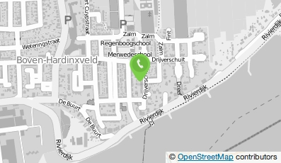 Bekijk kaart van Fysiotherapie De Waard in Hardinxveld-Giessendam