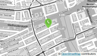Bekijk kaart van Coffeeshop IBIZA Amsterdam in Amsterdam