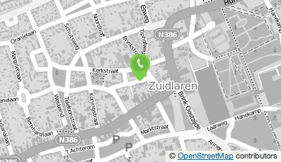Bekijk kaart van Haarstudio Els in Zuidlaren