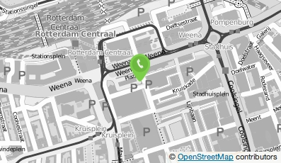 Bekijk kaart van E. van der Leeuw-Jongekrijg, verloskundige in Rotterdam