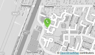 Bekijk kaart van ZorgMies Utrecht, De Bilt & Zeist in Maartensdijk