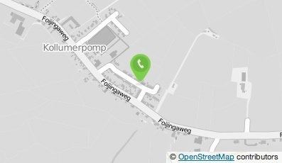 Bekijk kaart van Klussenbedrijf Freerk Weening  in Kollumerpomp