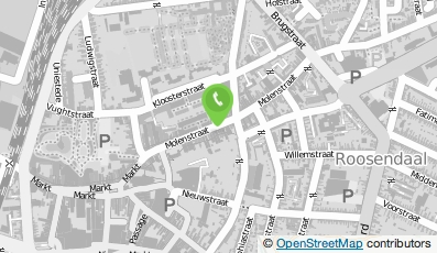 Bekijk kaart van Café De Drie Weesgegroetjes in Roosendaal