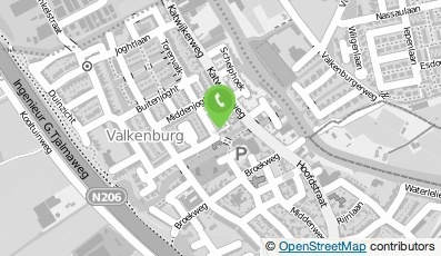 Bekijk kaart van Haasnoot Spijs & Wijn in Valkenburg (Zuid-Holland)