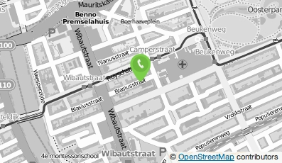 Bekijk kaart van FysioHolland Amsterdam Blasiusstraat in Amsterdam