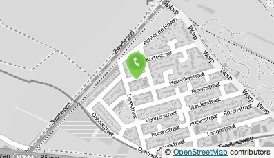 Bekijk kaart van Bed and Breakfast 'Het groene bed' in Deventer