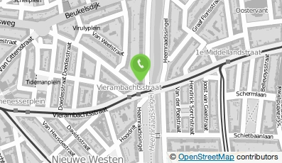 Bekijk kaart van R.T.M. Huising HO Claassen, Moolenbeek/Partn. in Rotterdam