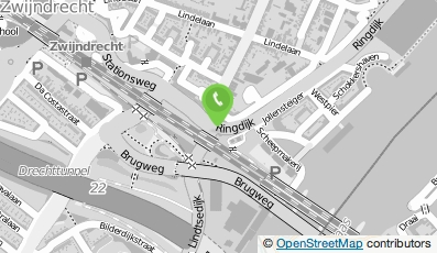 Bekijk kaart van Cafetaria De Brug in Zwijndrecht