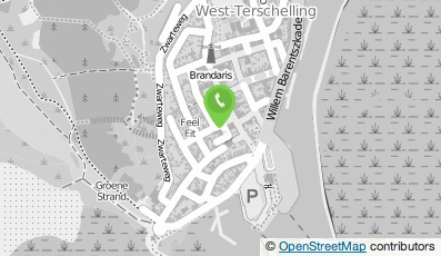 Bekijk kaart van Hotel Oepkes in West-Terschelling