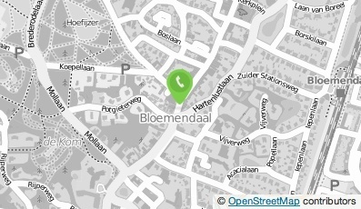 Bekijk kaart van Hoogewerf Bloemen  in Bloemendaal