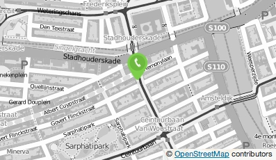 Bekijk kaart van Tabaksspeciaalzaak Van Wou in Amsterdam