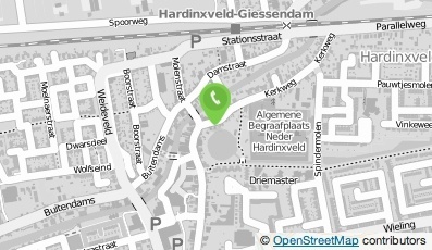 Bekijk kaart van Harrie de Ruijter Bouw in Hardinxveld-Giessendam