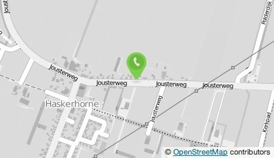 Bekijk kaart van Landbouwmechanisatiebedrijf T.H. de Jong in Haskerhorne