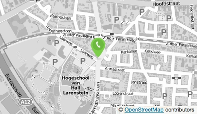 Bekijk kaart van Hogeschool VHL in Velp (Gelderland)