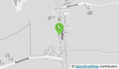 Bekijk kaart van Melkveebedrijf J.P. de Boer in Jellum