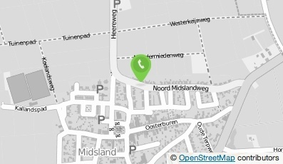 Bekijk kaart van Stichting Ouderraad 't Hunnighouwersgat in Midsland