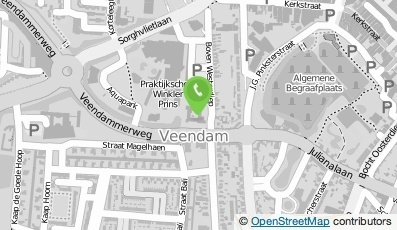 Bekijk kaart van Wim Monnereauschool Spec. School v. Basisonderwijs in Veendam